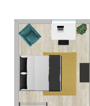 PVT Room in Suite W/ Kitchen